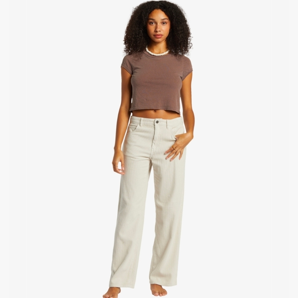 ❤️ BILLABONG MIDTOWN CORDUROY DENIM STRAIGHT LEG PANTS, 10 (30)